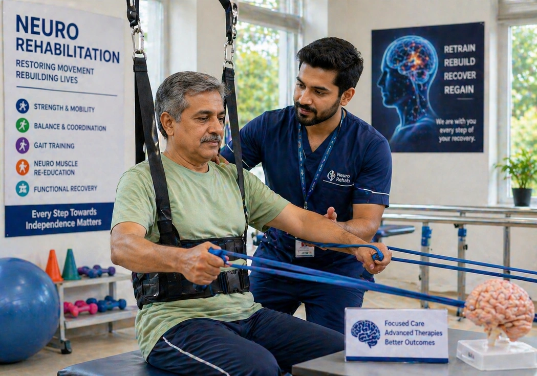 Neurological physiotherapy at Curolive Bellandur